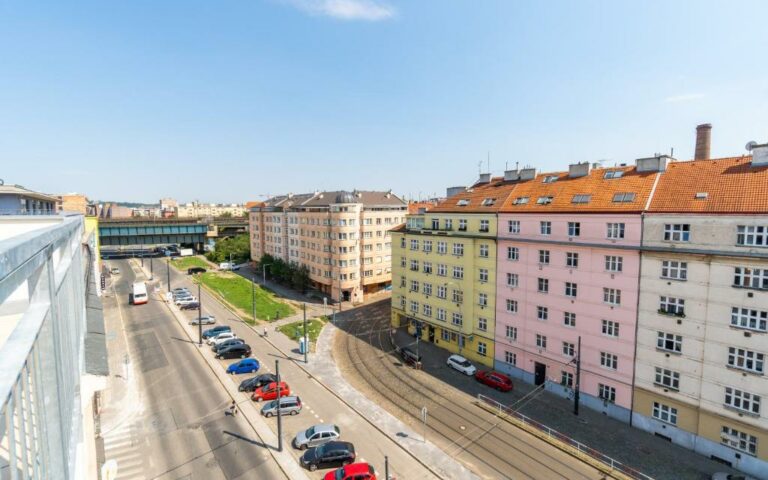 Elite Residence Apartments in Prague, Czechia, on road